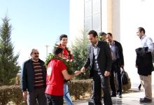 گزارش تصویری استقبال هیات رئیسه دانشگاه  از تیم رباتیک دانشگاه صنعتی شاهرود